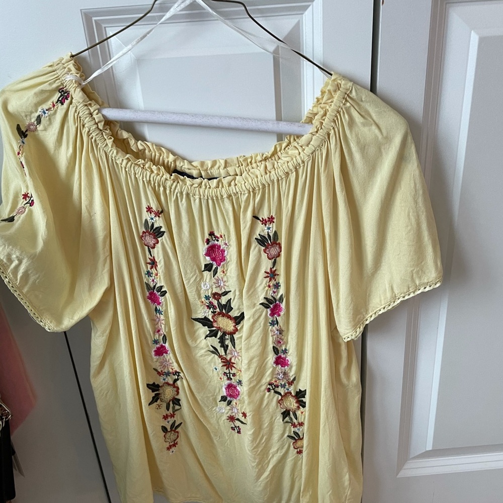 Off the shoulder top